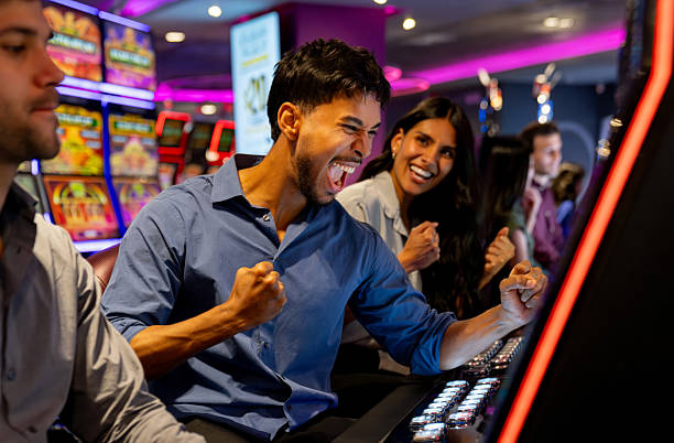 Grid permainan Bonanza Gold dengan simbol buah dan mekanisme cascade di platform byon88